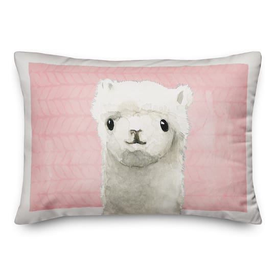 Llama Love Throw Pillow